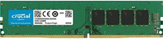 Alt view image 11 of 20 - Crucial 4GB DDR4 2400 MT/s (PC4-19200) SR x8 DIMM 288-Pin - CT4G4DFS824A