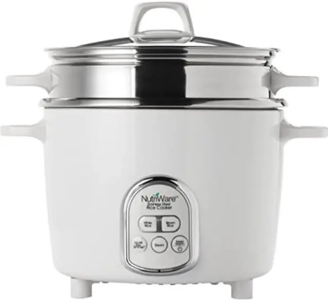 Alt view image 3 of 7 - Aroma NRC-687SD-1SG NutriWare 14 Cp Dig. Rice Cooker & Food Steamer