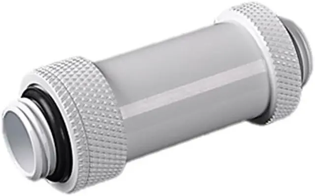 Alt view image 3 of 3 - Bitspower G1/4" Adjustable Aqua Link Pipe (41-69mm), Deluxe White