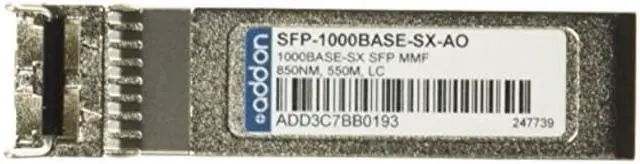 Alt view image 7 of 14 - AddOn MSA Compliant 1000Base-SX SFP Transceiver - SFP (mini-GBIC) transceiv