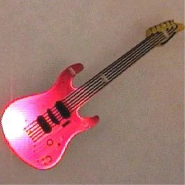 Alt view image 2 of 2 - red guitar body light