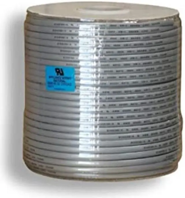 Alt view image 2 of 9 - Monoprice 6 Conductor Stranded Bulk Phone Cable - 1000 Feet - Silver, 28AWG, Flat Cable