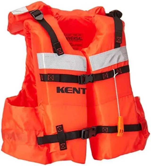 Alt view image 2 of 7 - KENT TYPE 1 ADULT UNIVERSAL VEST STYLE LIFE JACKET