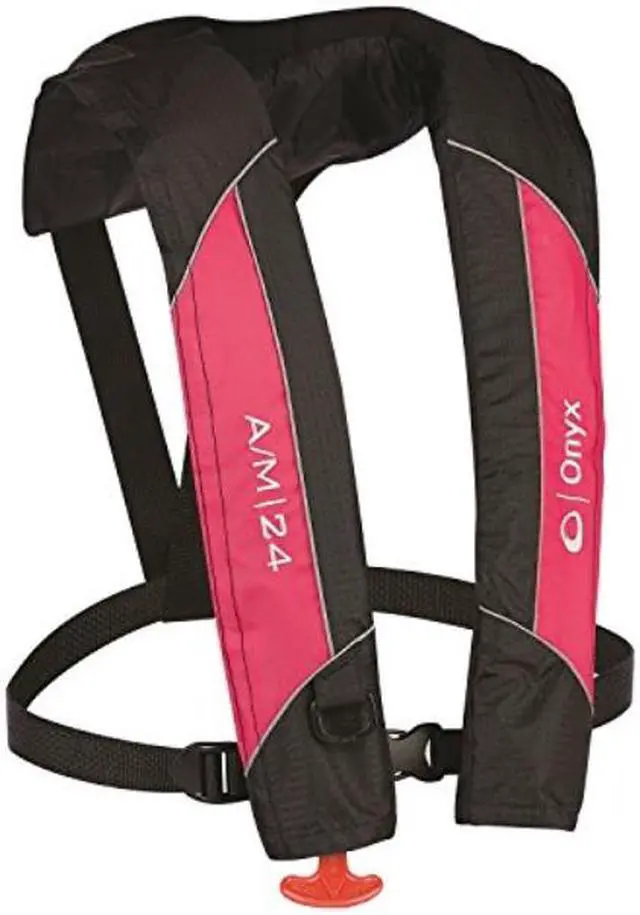 Alt view image 3 of 6 - Onyx A/M-24 Automatic/Manual Inflatable PFD Life Jacket - Pink