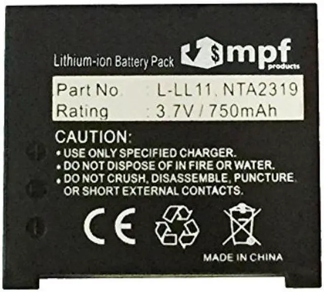 Alt view image 2 of 6 - 750mAh Replacement  L-LL11 NTA2319 190310-1000 Battery for Logitech MX Air M-RBP123 M-RMP123 Cordless Optical Mouse