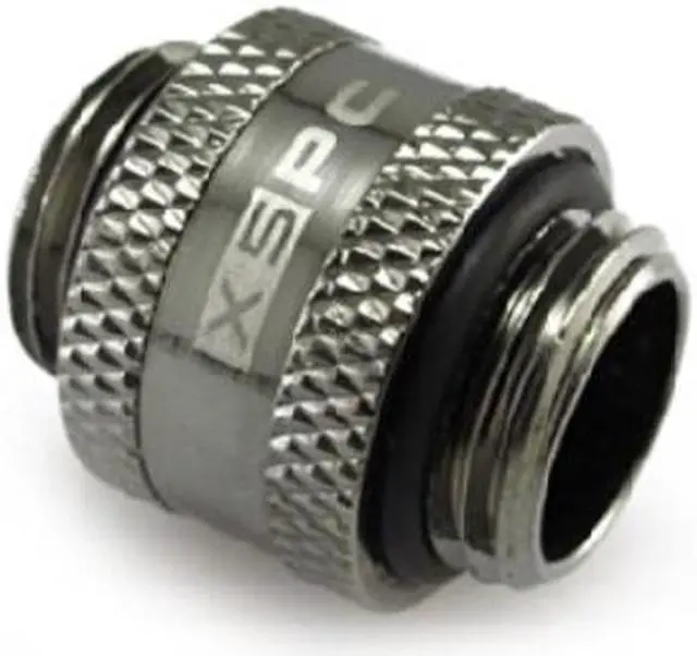 Alt view image 5 of 8 - XSPC G1/4" Male to Male Rotary Fitting, Black Chrome