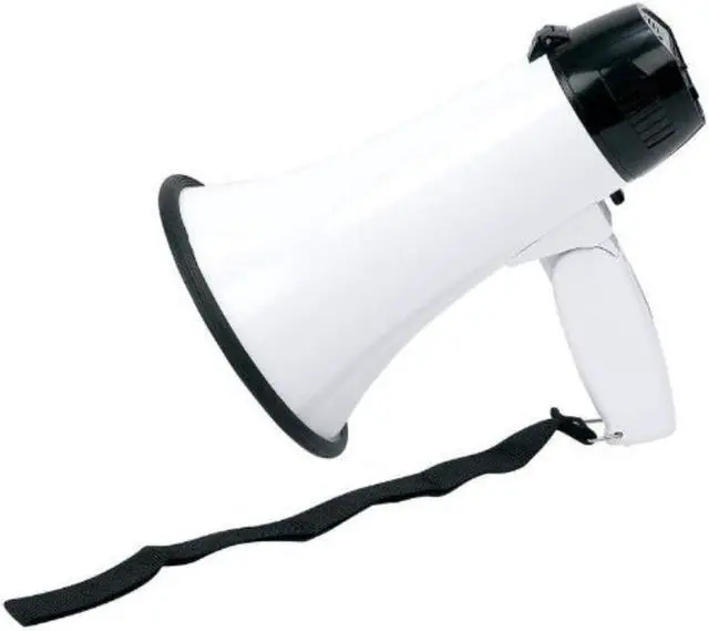 Alt view image 3 of 3 - Maxam HHMGPH Maxam 9 in. Black And White Megaphone
