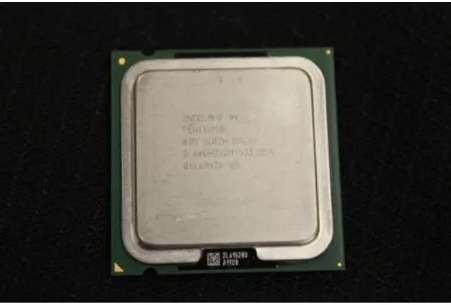 Alt view image 6 of 6 - INTEL Sl8Zh  Pentium D 805 Dualcore 2.66Ghz 2Mb L2 Cache 533Mhz Fsb Socketlga775 90Nm 95W Processor Only