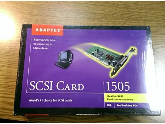 Alt view image 3 of 3 - Adaptec AVA-1505A KIT 1725800 16-Bit ISA 25-Pin DB25 SCSI Controller Card