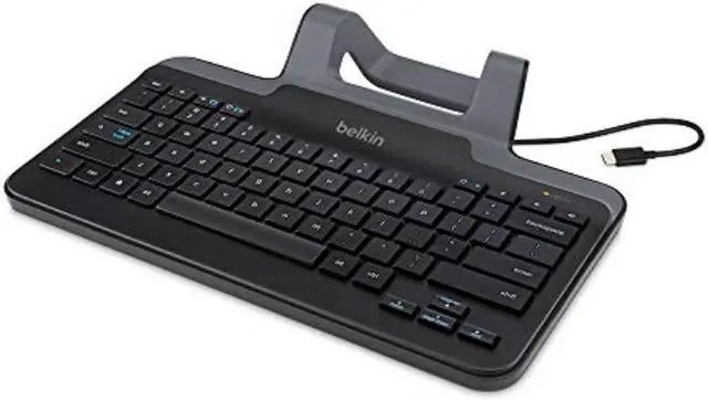 Alt view image 4 of 8 - Belkin Wired Tablet keyboard With Stand For Chrome OS (USB-C Connector)