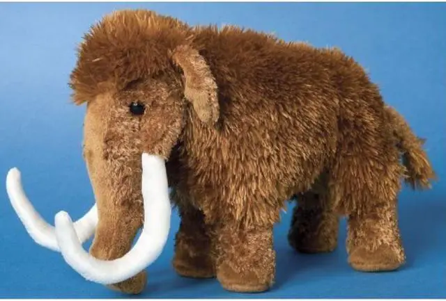 Alt view image 6 of 7 - Everett Wooly Mammoth 8" Plush By Douglas Cuddle Toys