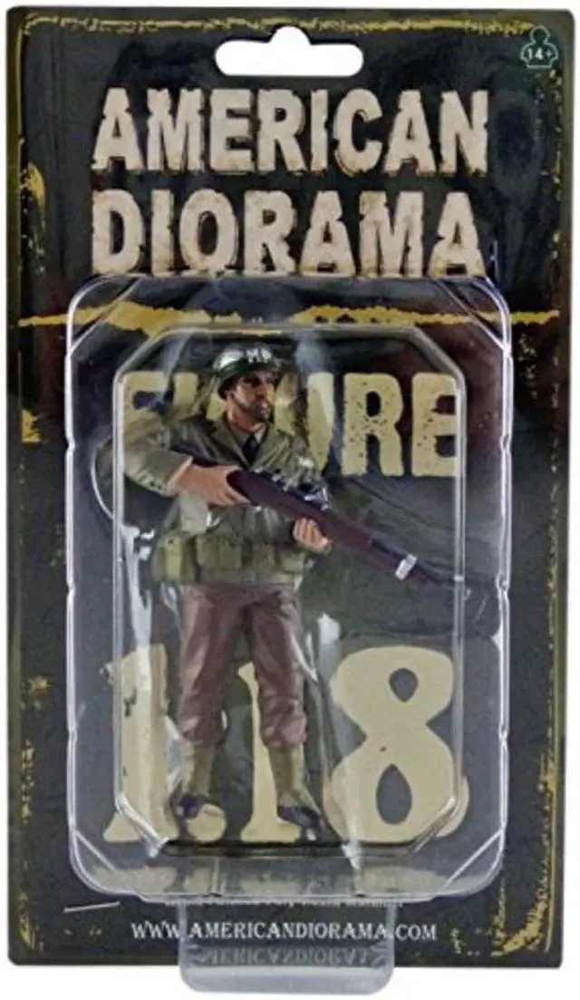 Main image of WWII Military Police Figure IV For 1:18 Scale Models by American Diorama