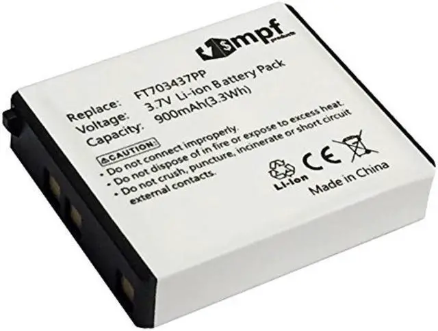 Alt view image 3 of 3 - Replacement 900mAh FT703437PP, FT803437PA, LP083442A, RZ03-00120100-0000, RZ30-00120300-0000 Battery for RAZER Mamba & RAZER Naga Epic Wireless PC Gaming Mouse