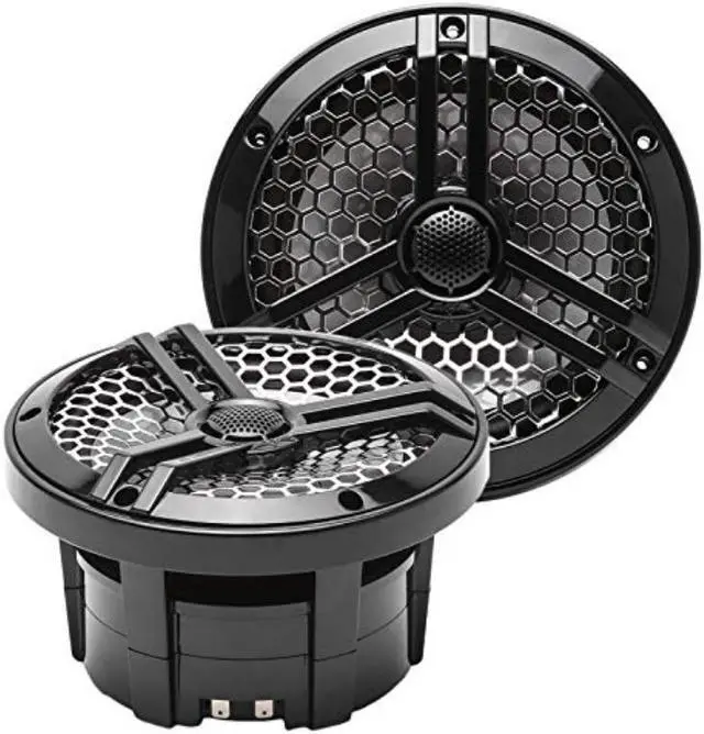 Alt view image 7 of 7 - Skar Audio SK65MB 6.5" 2-Way Marine Full Range 320 Watt Coaxial Speakers, Pair (Black)