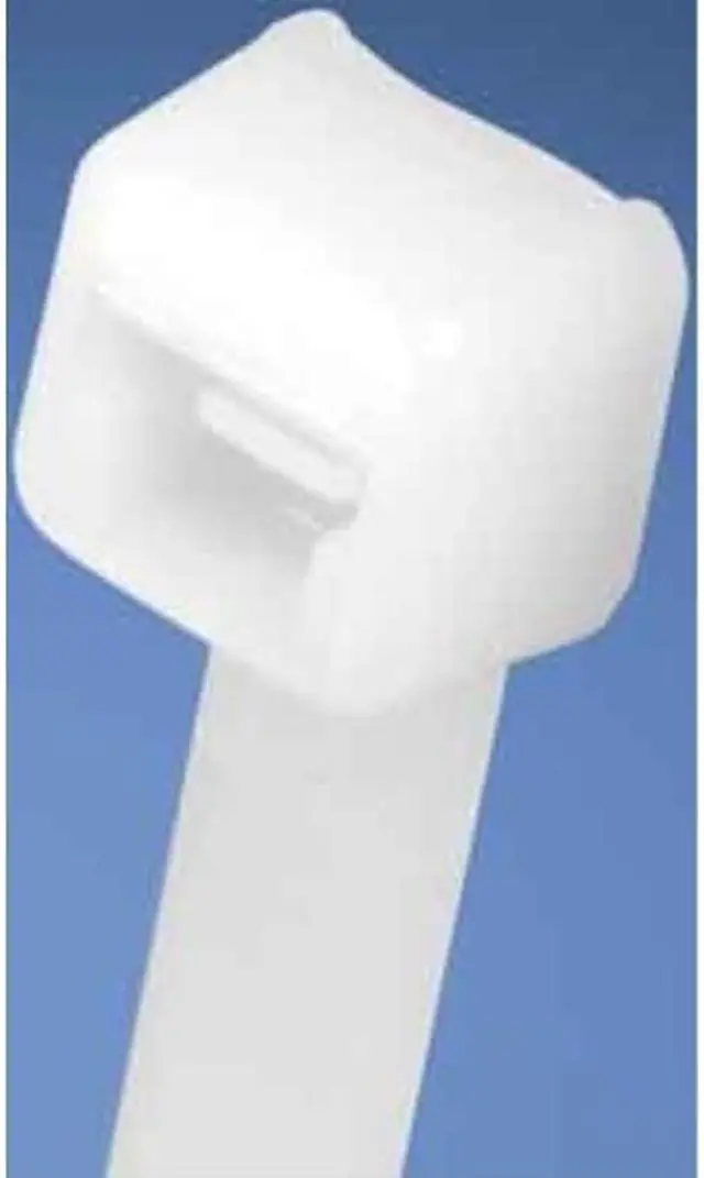 Alt view image 4 of 6 - PANDUIT PLT1M-M Cable Tie, 4 in L, 4 in Max Bundle Dia., Natural, Nylon 6/6, 18