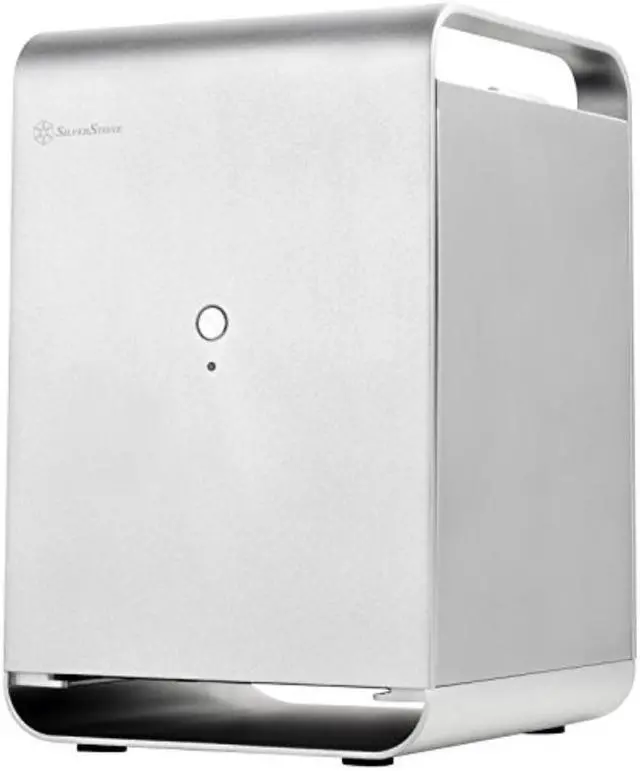 Alt view image 3 of 3 - SilverStone SST-CS01S-HS Silver Aluminum outer shell, steel body Computer Case SFX / SFX-L Power Supply