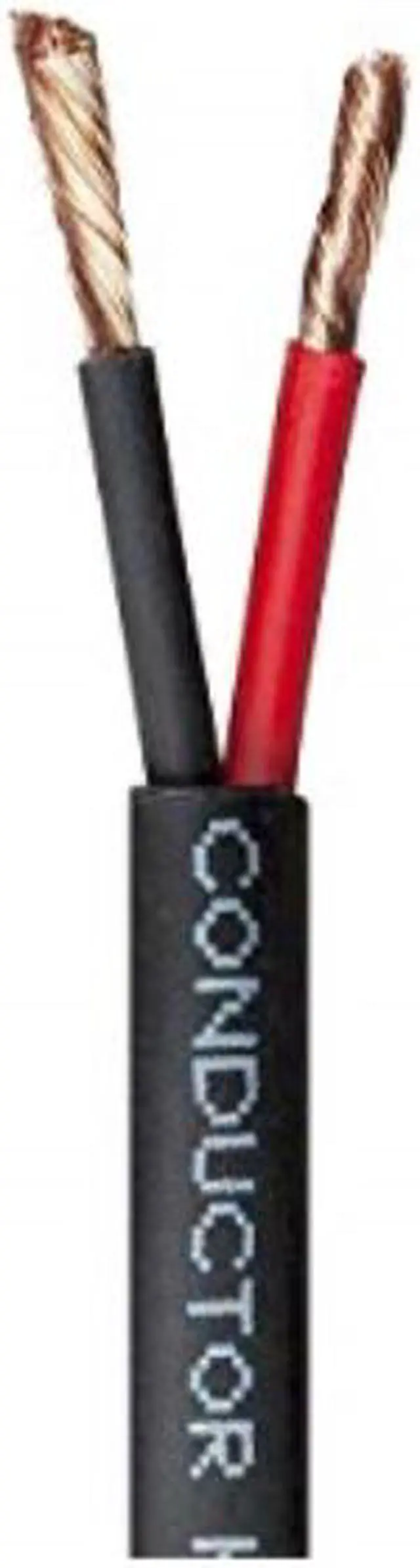 Main image of Monoprice Nimbus Series 14 Gauge AWG 2 Conductor CMP-Rated Speaker Wire / Cable - 50ft UL Plenum Rated, 100% Pure Bare Copper With Color Coded Conductors