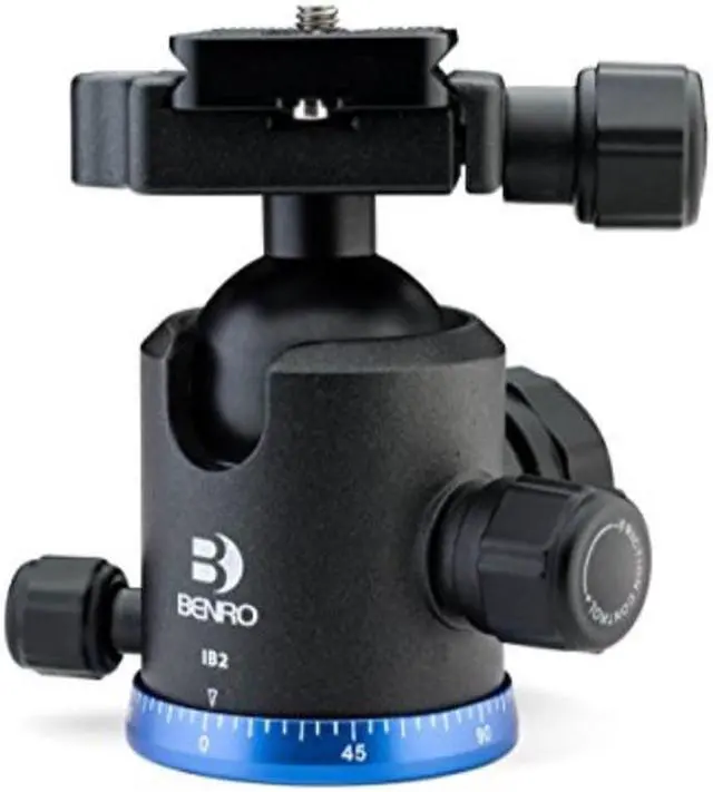 Alt view image 9 of 16 - Benro IB2 Triple Action Ballhead with PU60 Plate