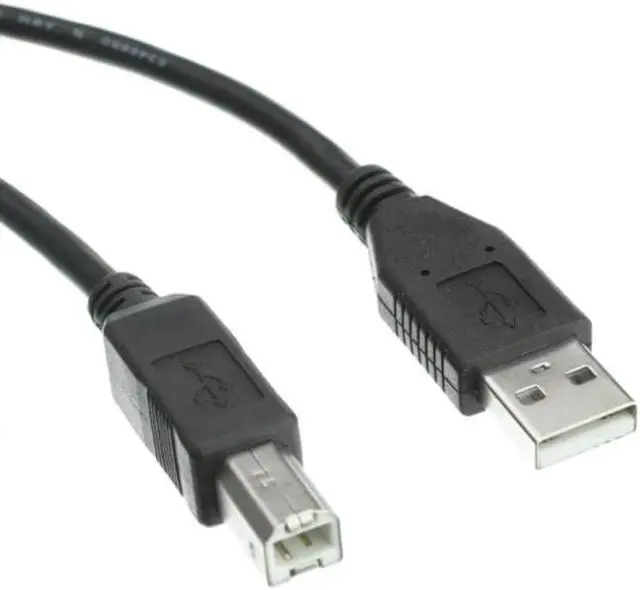 Alt view image 3 of 6 - Axiom Usb 2.0 Type-A To Usb Type-B Cable M/M 15Ft