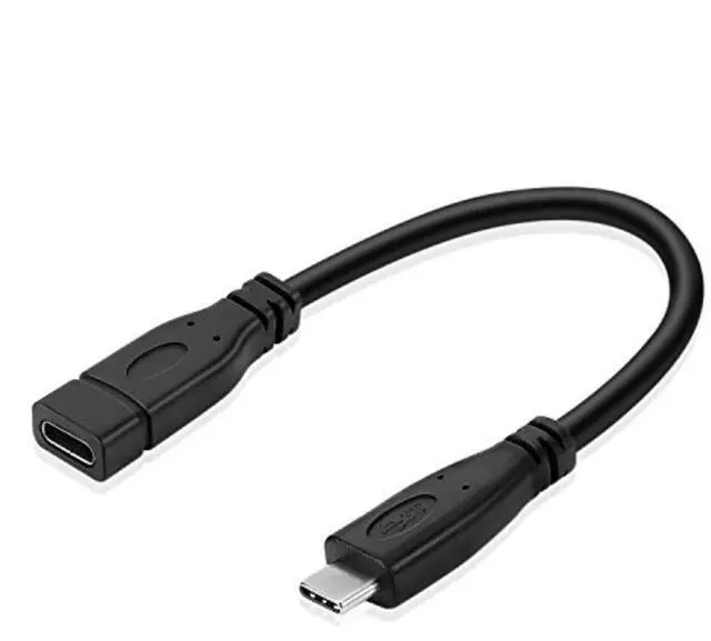 Alt view image 2 of 2 - tnp usb type c extension cable  usb c to usb c type c to type c usb 3.1 gen 2 male to female extender fast charging & sync adapter connector cord wire plug for macbook nintendo switch pixel 8 in