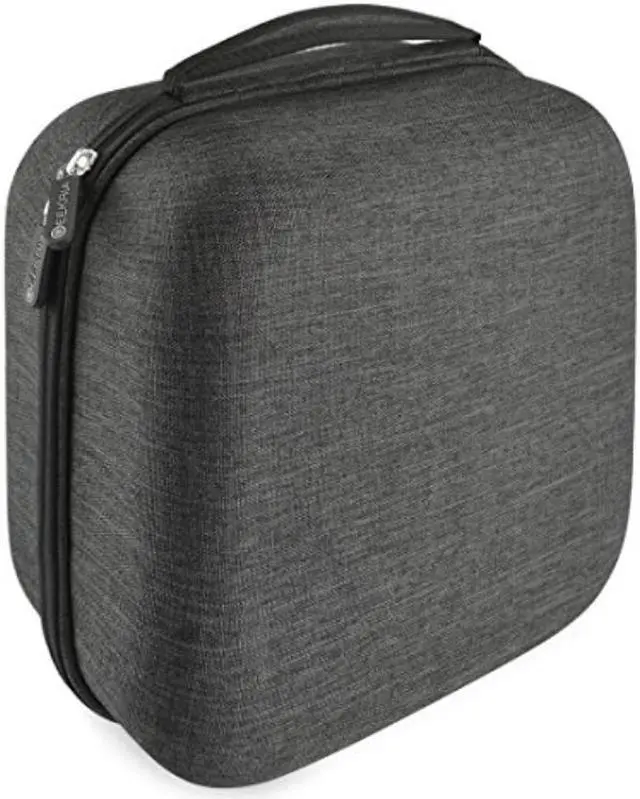 Alt view image 9 of 9 - Geekria Shield Case for Large-Sized Over-Ear Headphones, Replacement Protective Hard Shell Travel Carrying Bag with Cable Storage, Compatible with Sennheiser HD800, Beyerdynamic T1 (Drak Grey)