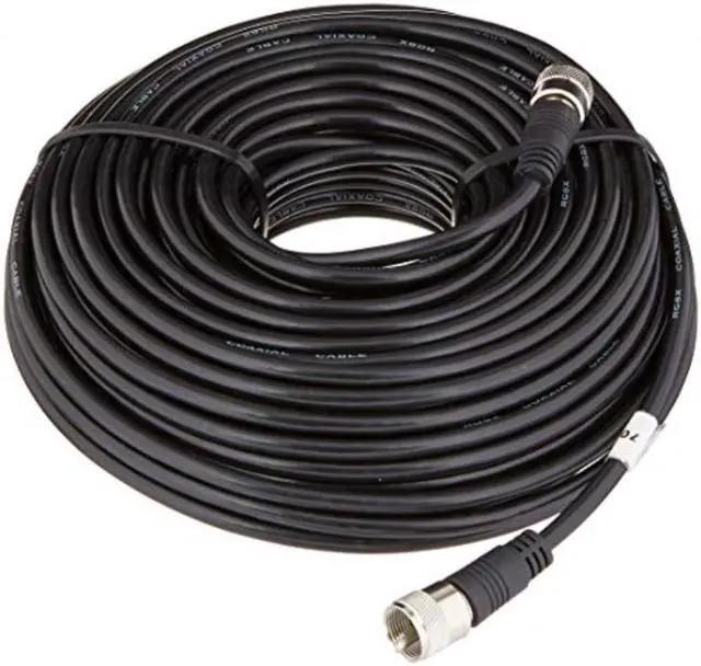 Alt view image 9 of 10 - steren 205700 100feet uhfuhf minirg8x patch cable, black