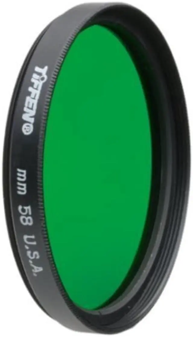 Alt view image 3 of 3 - Tiffen 52mm #58 Glass Filter - Dark Green #5258