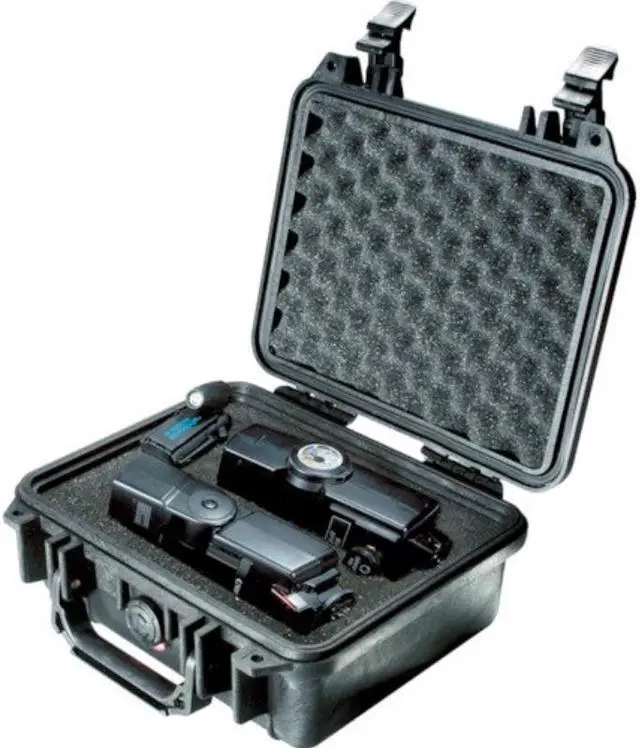 Alt view image 10 of 11 - Pelican 1120-001-110 No Foam Insert Black Protector Case 7.25" x 4.75" x 3.06"