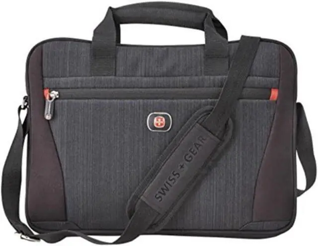 Alt view image 3 of 8 - SwissGear - Structure 14 Laptop Case - Blue Heather/Black