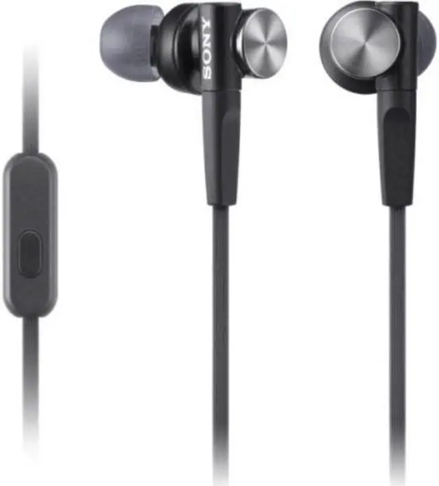 Alt view image 15 of 17 - Sony MDR-XB50AP Extra Bass In-Ear Headphones (Black)
