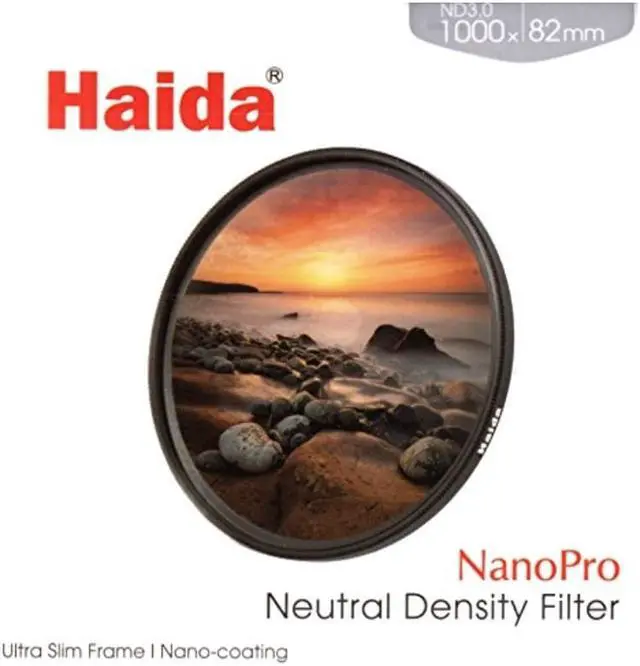 Alt view image 4 of 9 - Haida NanoPro MC 82mm 1000x (3.0) Neutral Density Multi Coated Glass Filter