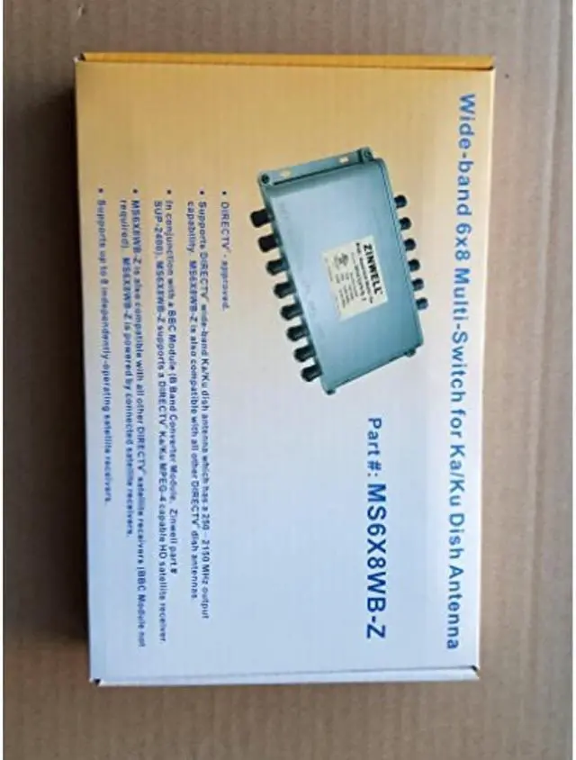 Alt view image 6 of 10 - DIRECTV 8-Way Signal Splitter