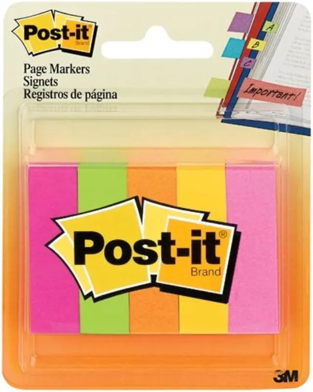 Alt view image 4 of 12 - Post-it Page Markers 1/2" (0.5) x 2" Jaipur Collection 504835