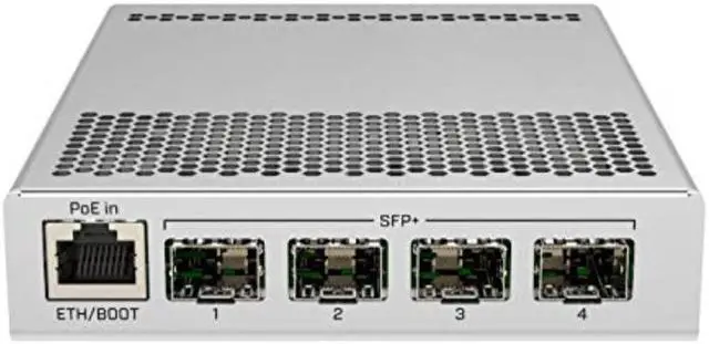 Alt view image 5 of 9 - Mikrotik CRS305-1G-4S+IN Switch with 4 SFP+ 10Gbps Ports and 1 Gigabit Ethernet Port