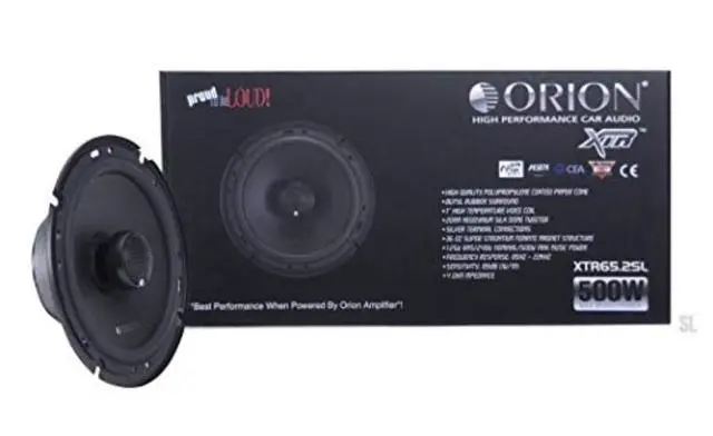 Alt view image 4 of 4 - Orion Xtr 6.5" Coaxial Slim Mount 500 Watts Max