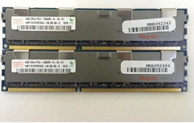 Alt view image 2 of 2 - 8gb 2x4gb memory for dell poweredge hmt151r7bfr4ch9 r410 t410 r510 t510 t7500