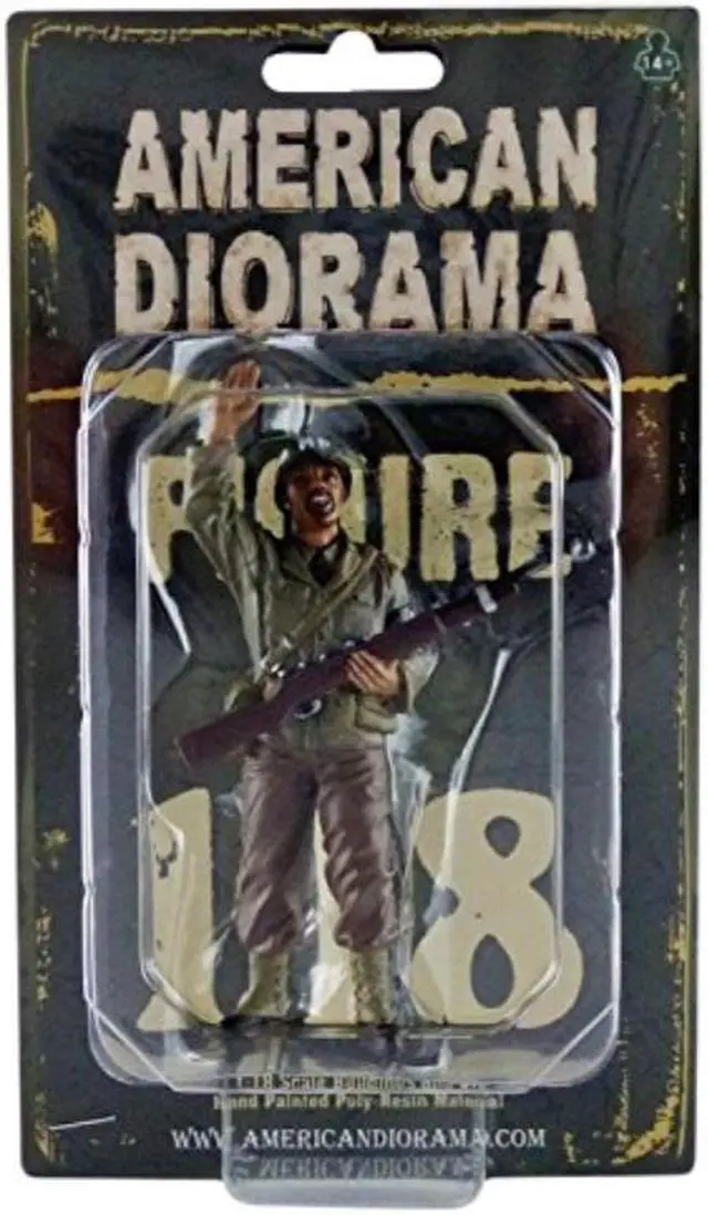 Main image of WWII Military Police Figure I For 1:18 Scale Models by American Diorama