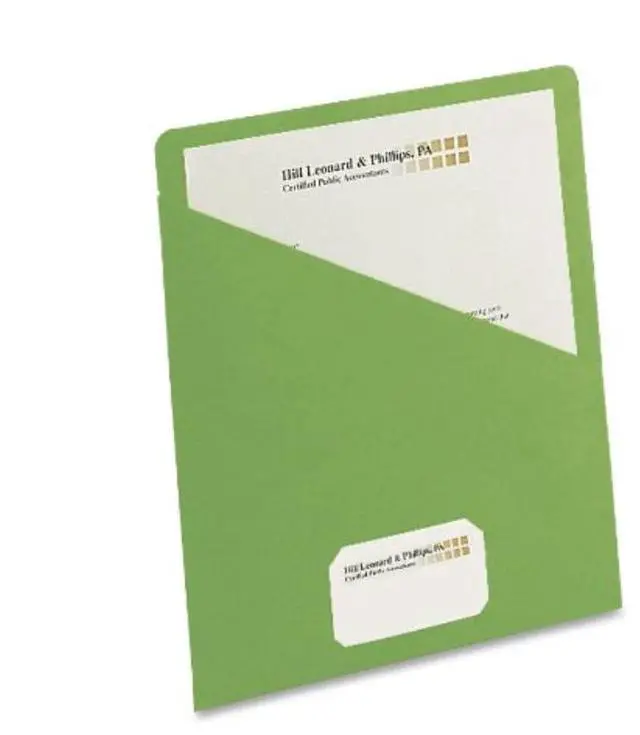Alt view image 8 of 16 - Smead Slash Jacket 9-3/4"x11-1/2" 25/PK 11 Pt Green 75432