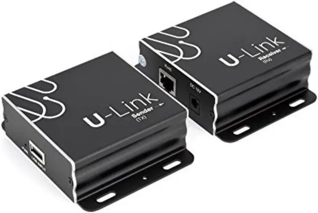 Alt view image 3 of 4 - ulink ul10 by sewell, usb 2.0 over single cat5e/6 extender, 200 ft, 480 mbps, 4 port  v2.0