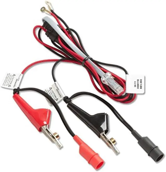 Alt view image 3 of 4 - fluke networks leadabnprj11 test leads with angled bedofnails clips, piercing pin clips & rj11 plug for ts54, ts53, ts23 test sets