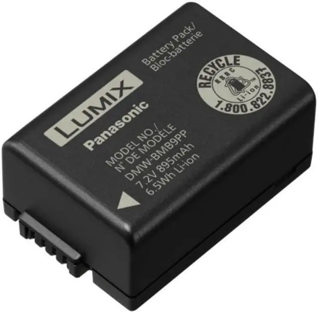 Alt view image 6 of 8 - Panasonic DMW-BMB9 Rechargeable Lithium-Ion Battery for Select Panasonic Camera