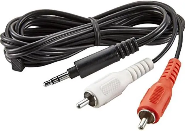 Alt view image 3 of 4 - Insignia - 6' 3.5mm Mini-to-RCA Stereo Audio Cable - Black