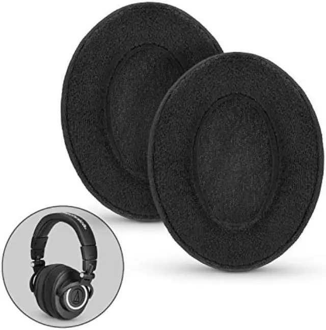 Alt view image 3 of 4 - Brainwavz HM5 Velor Memory Foam Replacements Earpads for Over The Ear Headphones