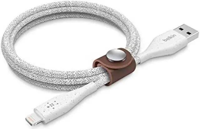 Alt view image 4 of 8 - Belkin Duratek Plus Lightning To Usb-A Cable With Strap