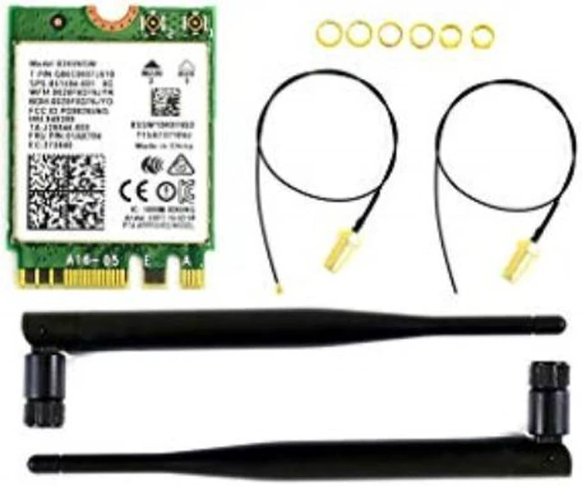 Alt view image 2 of 3 - waveshare ac8265 wireless nic module for jetson nano onboard intel 8265ac chip 2.4g / 5g hz dual band wifi bluetooth 4.2 ipex connector support linux, windows 10/8.1/8/7