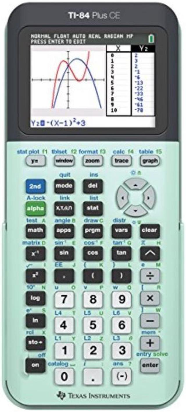 Alt view image 9 of 12 - Texas Instruments TI-84 Plus CE Graphing Calculator - Mint