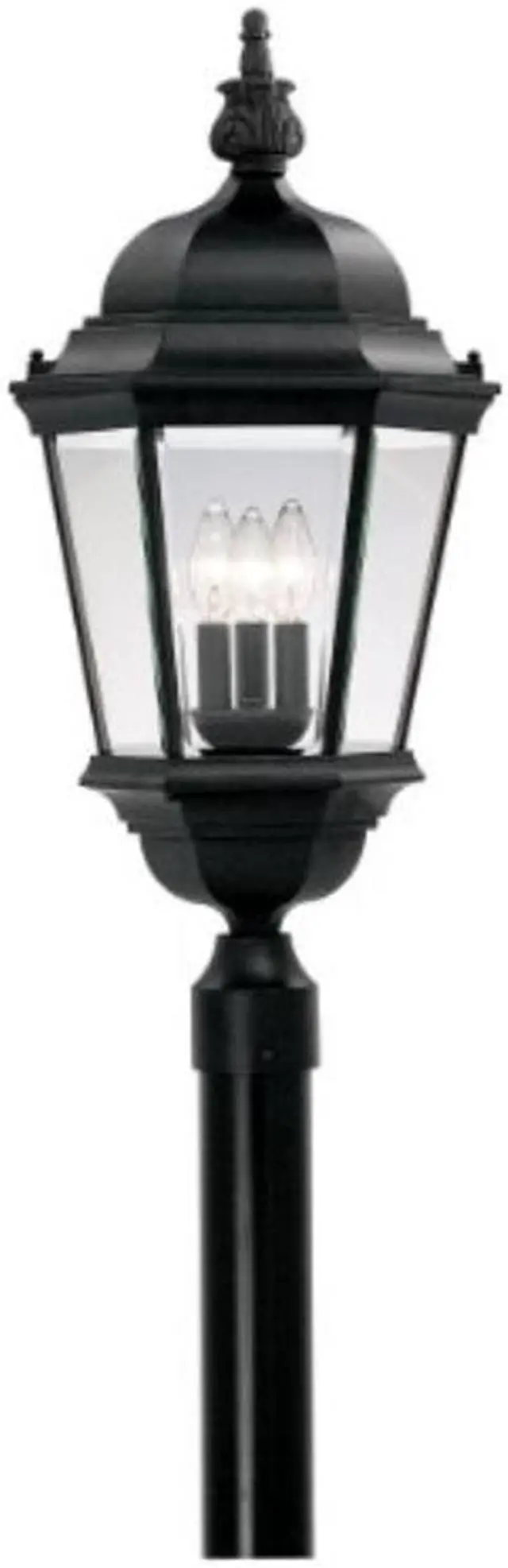 Alt view image 6 of 6 - Designers Fountain 2956-BK Post Lights, Outdoor Lighting, Black