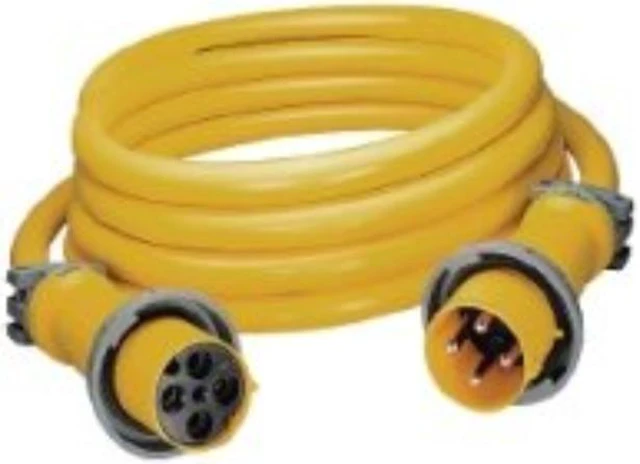 Alt view image 2 of 5 - HUBBELL HBL61CM03W 30A 25 FOOT WHITE SHORE CORD