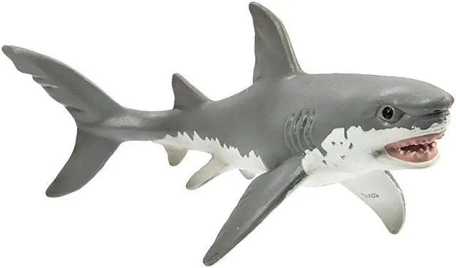 Alt view image 2 of 9 - Safari 275029 Great White Shark Animal Figure