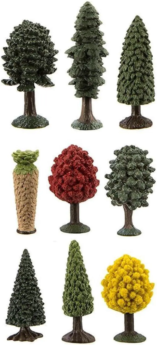 Alt view image 8 of 16 - Plastic Miniatures In Toobs-Trees